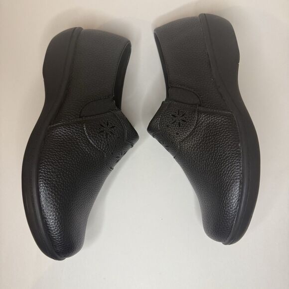 Flex Step Women Wide Black Shoes Loafers Size 7W With Memory Foam - Picture 7 of 13
